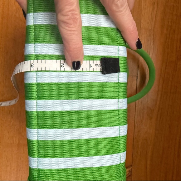 NWOT Kate Spade New York x Target Green and White Stripe Knit Crossbody Bag OS - Picture 8 of 16